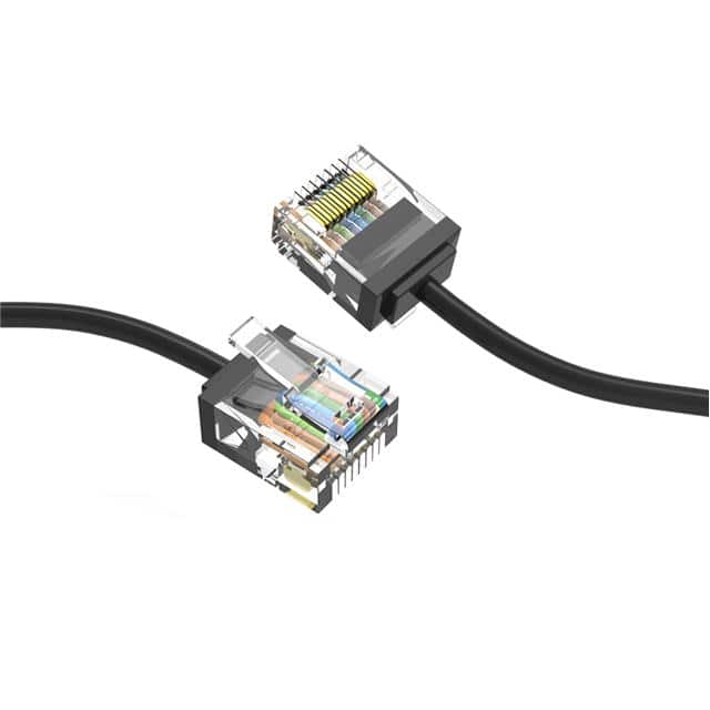 CM-100289BKBSTK 0.5Ft Cat6A UTP Super-Slim Ether