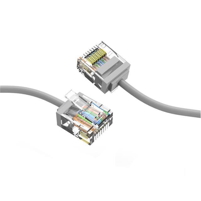 CM-100289GYBSTK 0.5Ft Cat6A UTP Super-Slim Ether