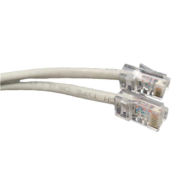 E08-007-NB 7' CAT6 No Boot 28AWG Gray Cable