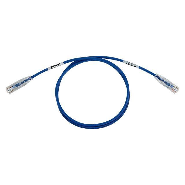 C71-1068-BL3 UTP CAT6A SLIM 28AWG 3FT BLUE