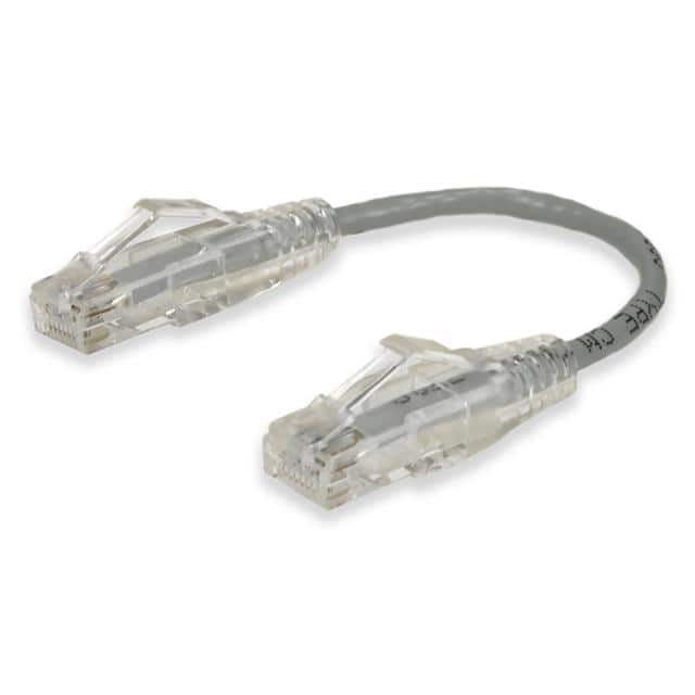 C-0-5FSLCAT6-GY 6in RJ-45 (Male) to RJ-45 (Male)