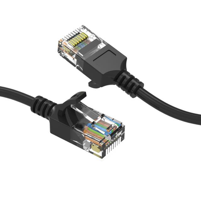 CM-100253BKBSTK 2Ft Cat6A UTP Slim Ethernet Netw