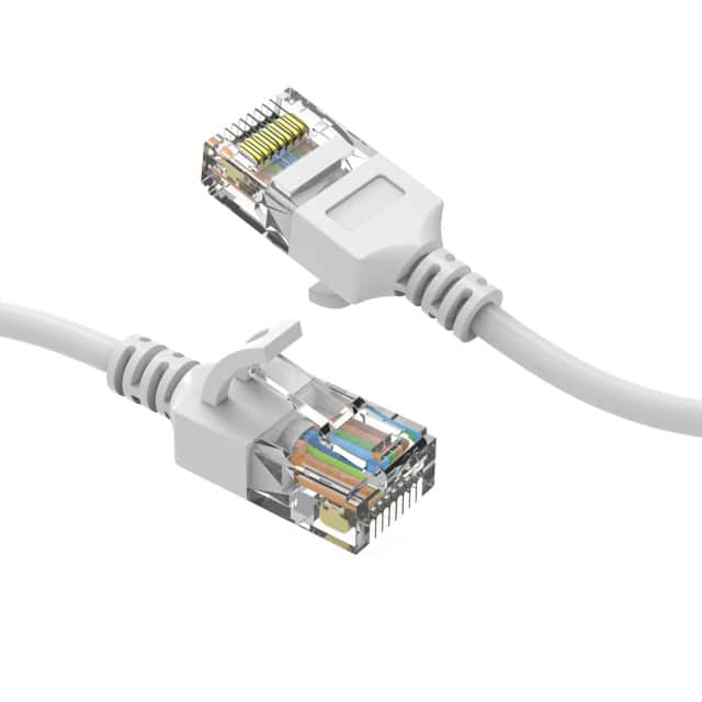 CM-100253WTBSTK 2Ft Cat6A UTP Slim Ethernet Netw