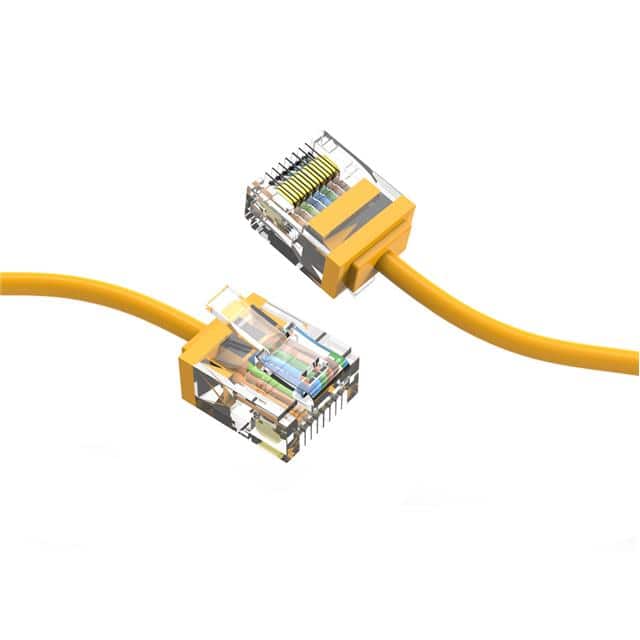 CM-100294YWBSTK 4Ft Cat6A UTP Super-Slim Etherne