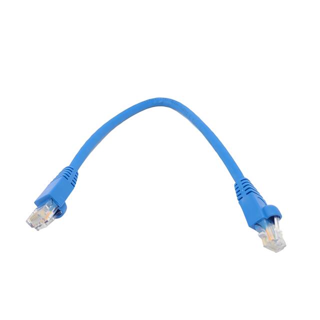 E09-001BL 1' CAT6A UTP RJ45 Patch Cable
