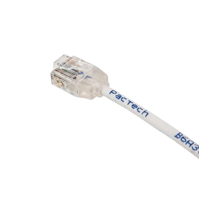 MI-C6W-75-28LSZH-F MINIPLUG CAT6 28AWG UTP 75 WH