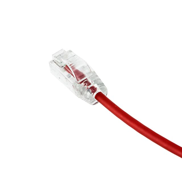MI-C6R-75-28LSZH-F MINIPLUG CAT6 28AWG UTP 75 RD