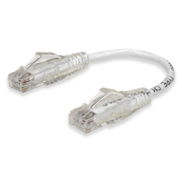 C-0-5FSLCAT6-WE 6in RJ-45 (Male) to RJ-45 (Male)