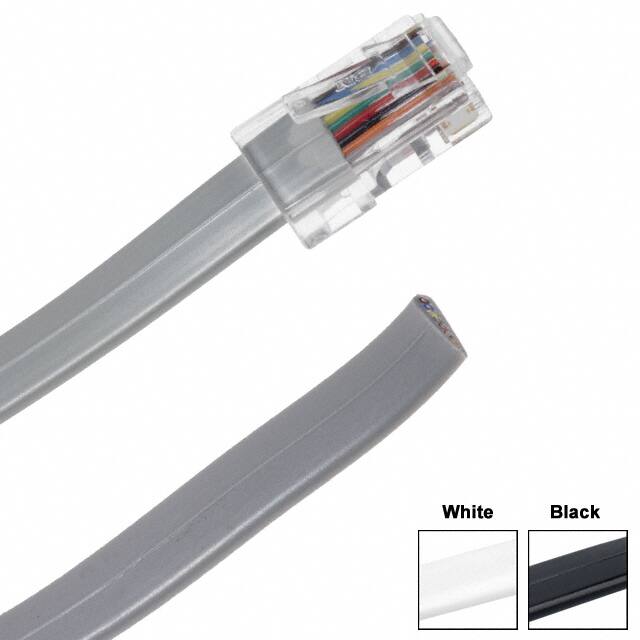 H3883R-25 CABLE MOD 8P8C PLUG TO CABLE 25'