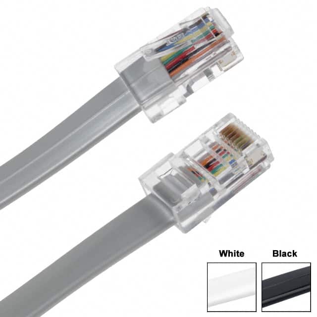 H2881R-07 CABLE MOD 8P8C PLUG TO PLUG 7'