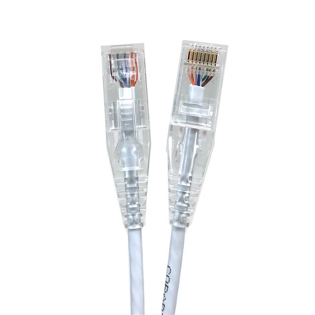 E09-007W-SLIM 7' CAT 6A Slim 28AWG Patch Cable