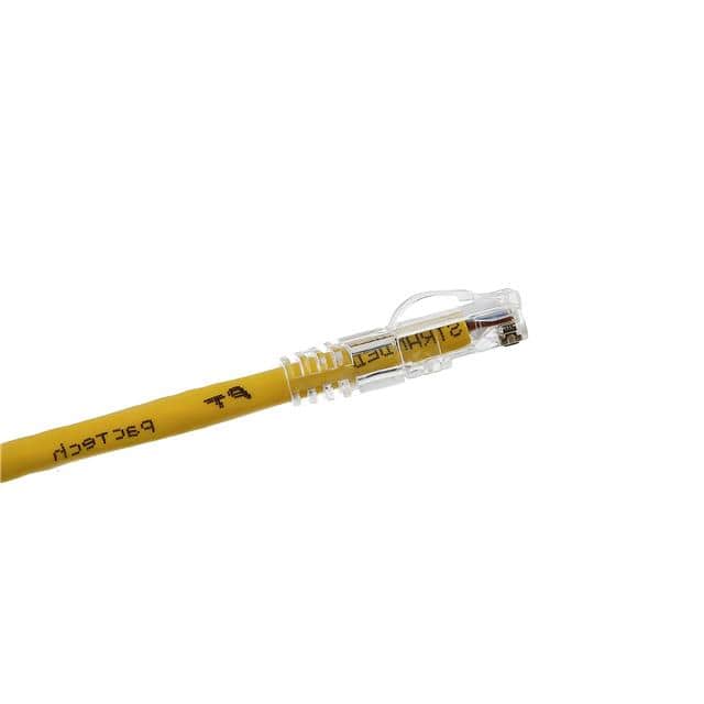 MA-C6Y-07-24PVC-F ARCH LATCH RJ45 CAT6 7' YL