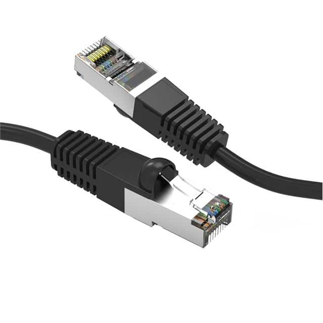 CM-100325BKBSTK 6Ft Cat7 Shielded (SSTP) 600MHz