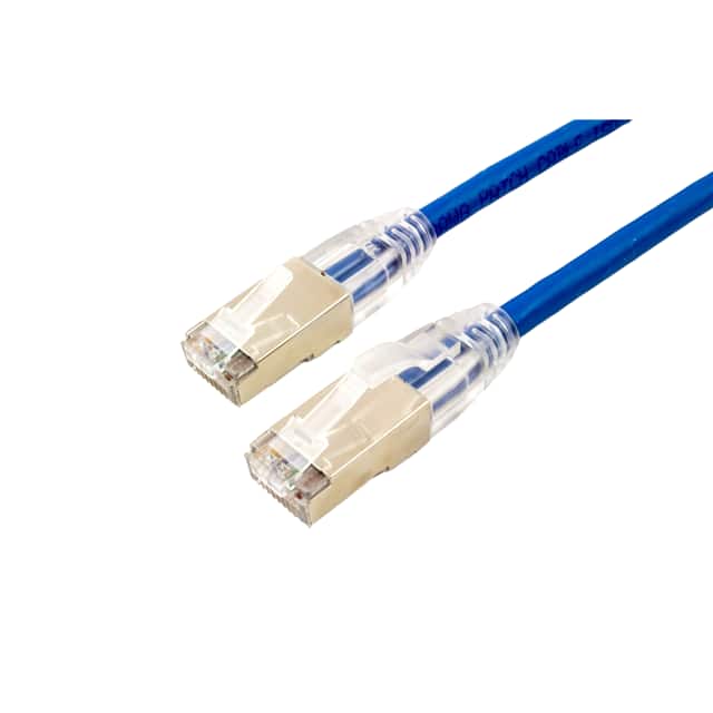 MM-S7B-01-28LSZH-F CABLE MOD 8P8C PLUG TO PLUG 1'
