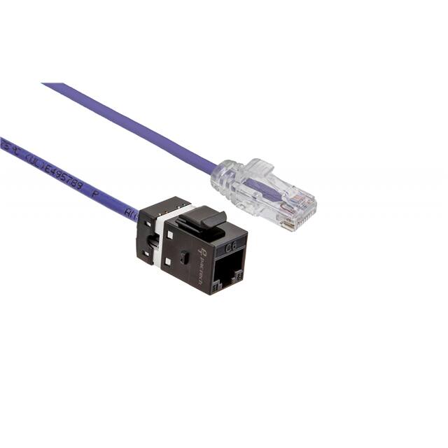 MF-C6U-06-28LSZH-F CABLE MOD 8P8C JACK TO PLUG 6'