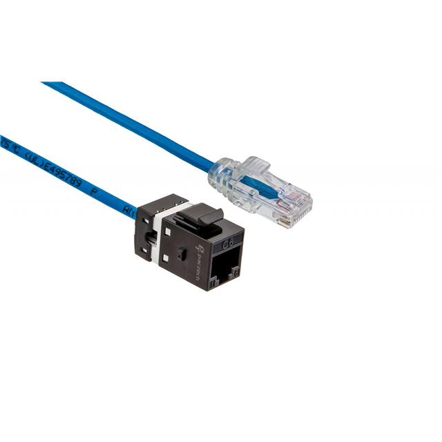 MF-C6T-08-28LSZH-F CABLE MOD 8P8C JACK TO PLUG 8'