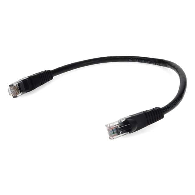 C-10FCAT6-BK-TAA 10ft RJ-45 (Male) to RJ-45 (Male