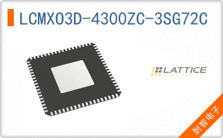 LCMXO3D-4300ZC-3SG72C The LCMXO3D-4300ZC-3SG72C is an FPGA with 58 I/O pins and a 72-QFN surface mount package.