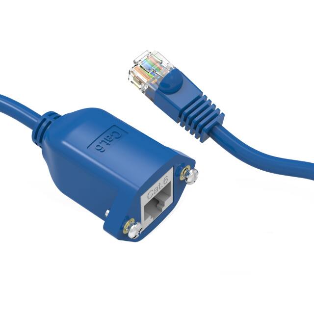 CM-100773BLBSTK 4Ft Panel-Mount Cat.6 Ethernet C