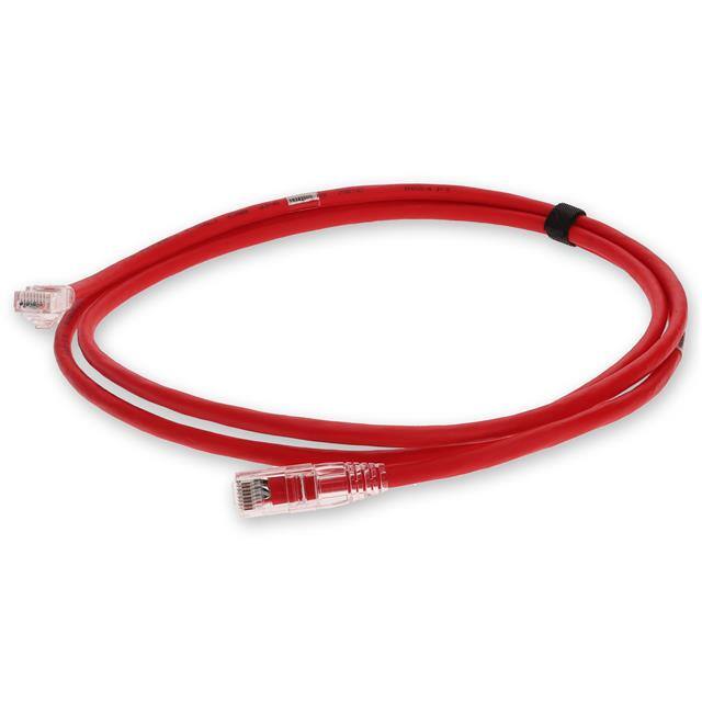 C-10FCAT6AS-RD 10ft RJ-45 (Male) to RJ-45 (Male