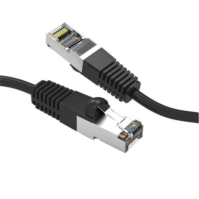 CM-100331BKBSTK 15Ft Cat7 Shielded (SSTP) 600MHz