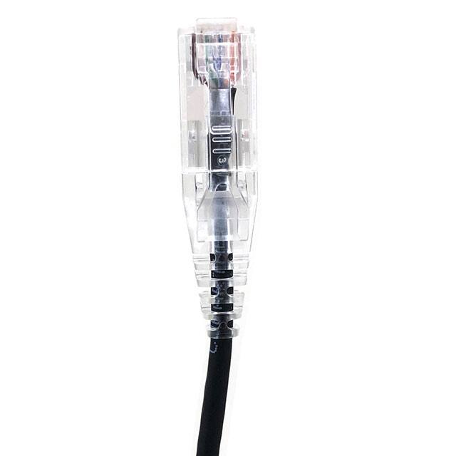 E09-001B-SL5 1' CAT 6A 28AWG Slim RJ45, 5Pk