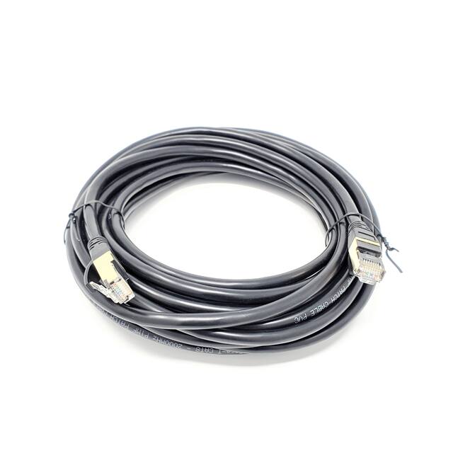 E12-025B CAT8 25G/40G, Black, 25ft