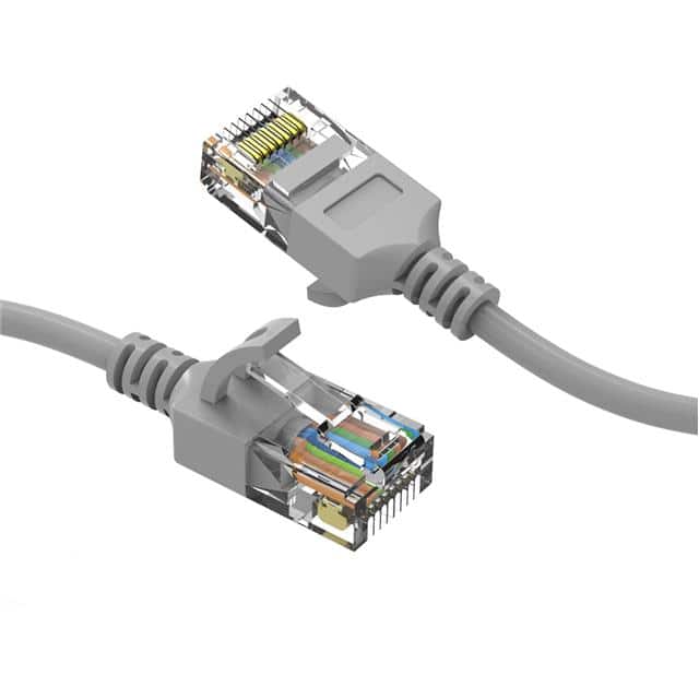 CM-100267GYBSTK 50Ft Cat6A UTP Slim Ethernet Net