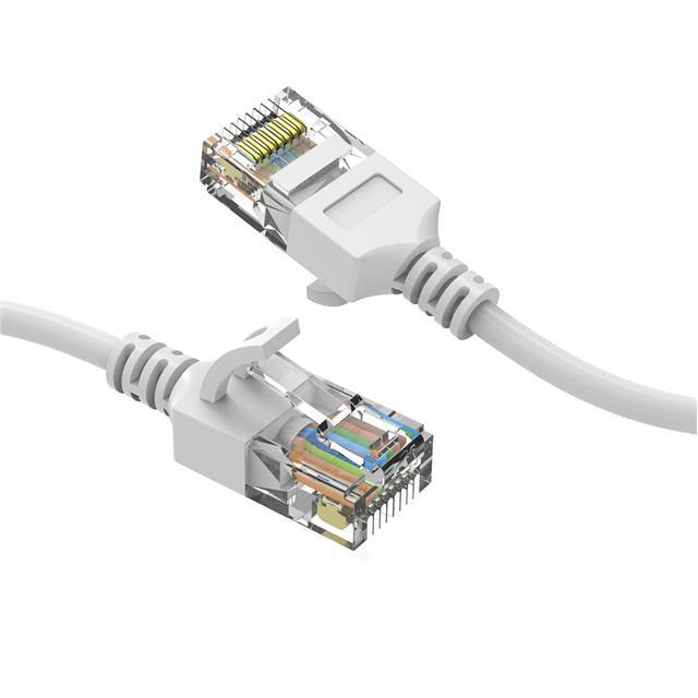 CM-100267WTBSTK 50Ft Cat6A UTP Slim Ethernet Net