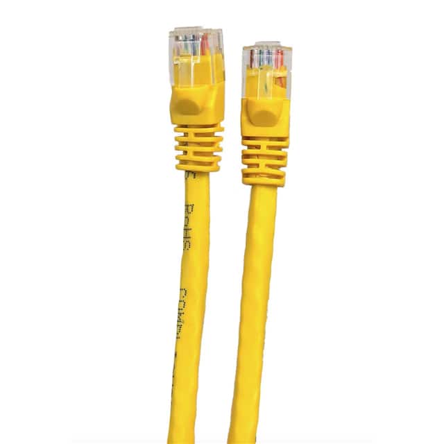 E08-001Y-10 CABLE MOD 8P8C PLUG-PLUG 1' 10PK