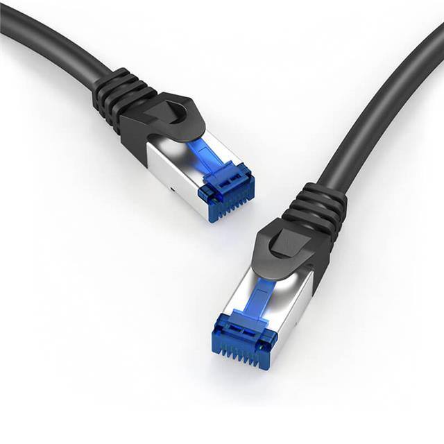 SE05-0001-15-BLK CAT 8 S/FTP PATCH CORD 5M 26AWG