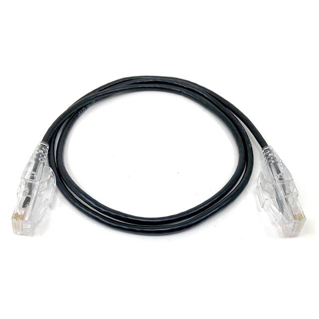 E09-003B-SL5 3' CAT 6A 28AWG Slim RJ45, 5Pk