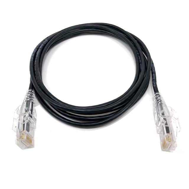 E09-005B-SL5 5' CAT 6A 28AWG Slim RJ45, 5Pk