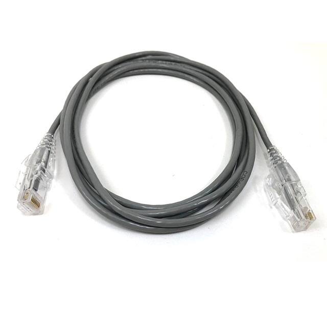 E09-005-SL5 5' CAT 6A 28AWG Slim RJ45, 5Pk