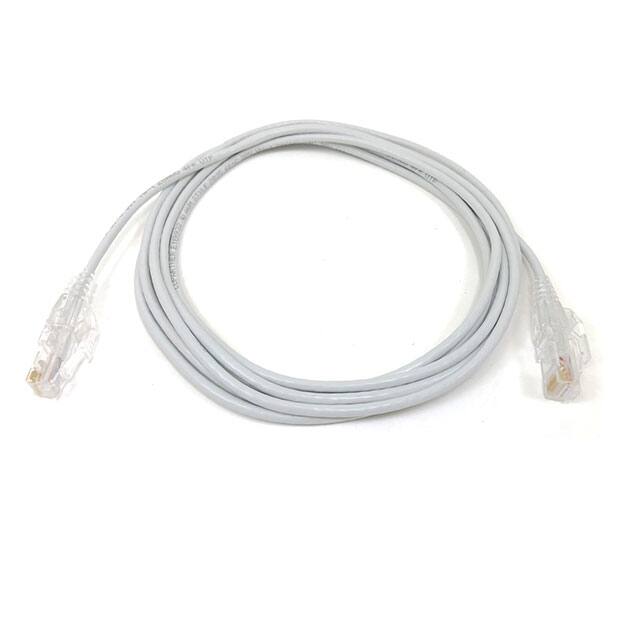 E09-005W-SL5 5' CAT 6A 28AWG Slim RJ45, 5Pk