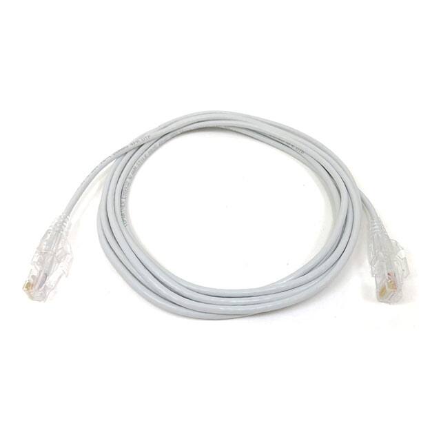 E09-007W-SL5 7' CAT 6A 28AWG Slim RJ45, 5Pk