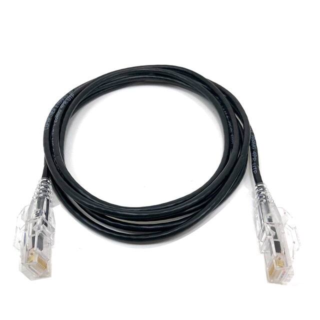 E09-007B-SL5 7' CAT 6A 28AWG Slim RJ45, 5Pk