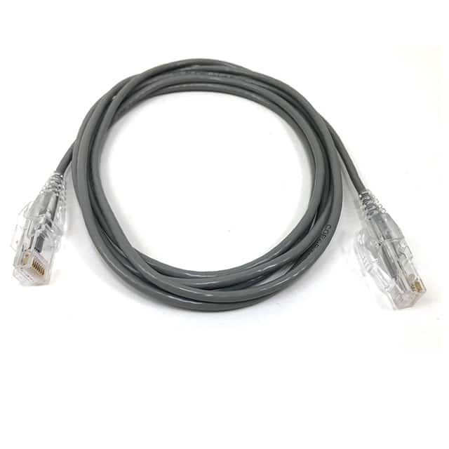 E09-007-SL5 7' CAT 6A 28AWG Slim RJ45, 5Pk