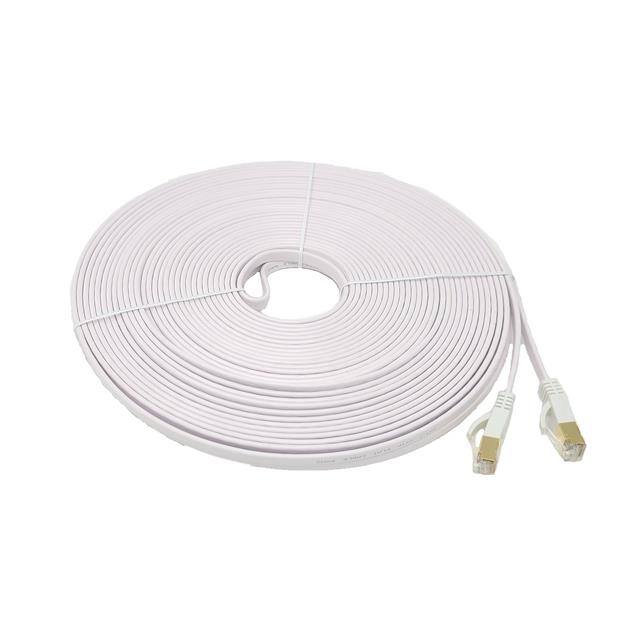 E11-075FL-W 75' CAT7 SFTP Flat RJ45 26AWG