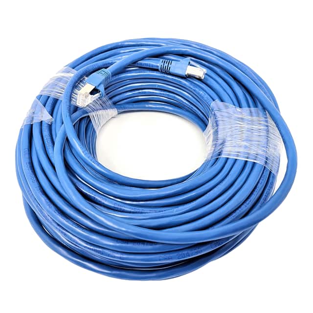 E09-100BL-S 100' CAT6A STP RJ45 Patch Cable