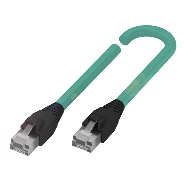 BCC0HP4 CABLE MOD 8P8C PLUG TO PLG 0.98'