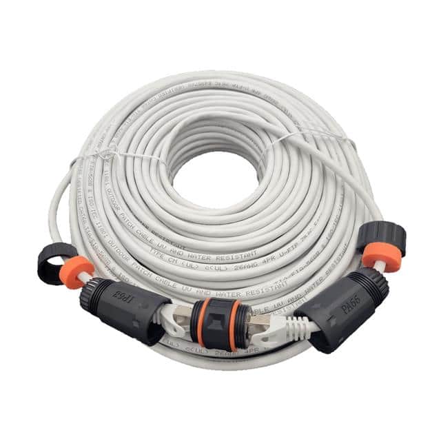 E09-100WOU-KIT 100' CAT6A Outdoor w/coupler