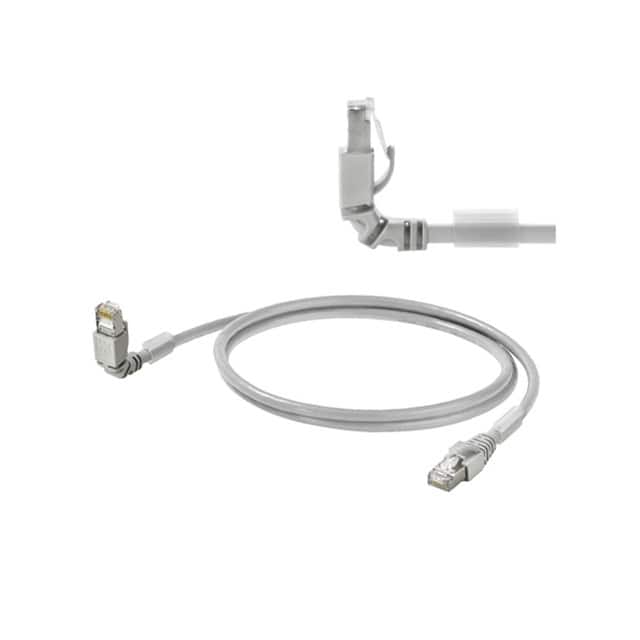 1248280005 CABLE MOD 8P8C R/A PLG-PLG 1.64'