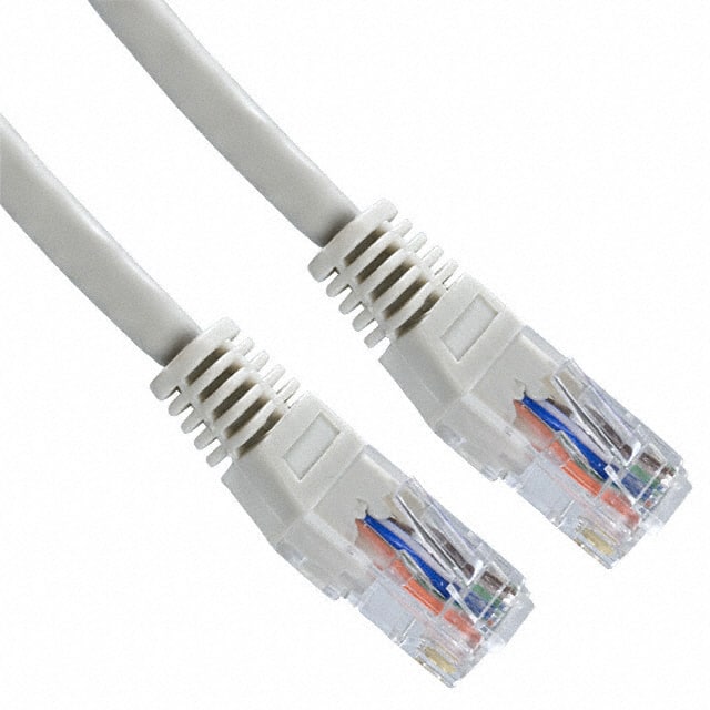 A-MCU-80010-APGRAY CABLE MOD 8P8C PLUG-PLUG 3.28'