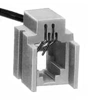 TM1R-616M44-35S-205 CABLE MOD 4P4C JACK-CABLE 0.67'