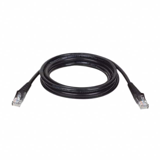 N001-005-BK-R CABLE MOD 8P8C PLUG TO PLUG 5'