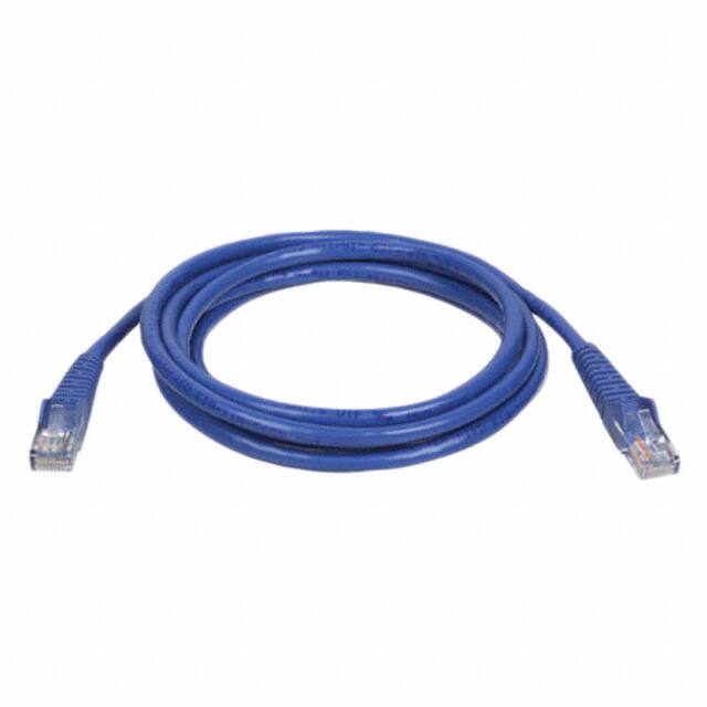 N001-007-BL-R CABLE MOD 8P8C PLUG TO PLUG 7'