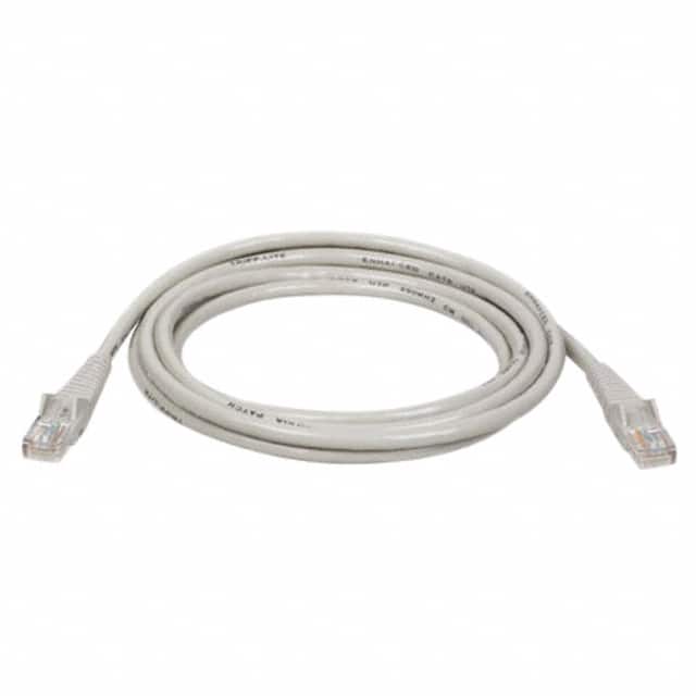 N001-007-GY-R CABLE MOD 8P8C PLUG TO PLUG 7'