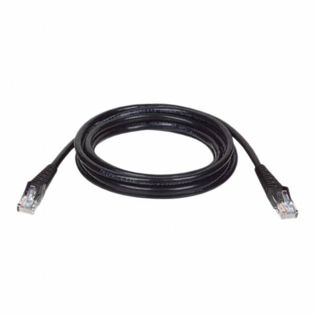 N001-010-BK-R CABLE MOD 8P8C PLUG TO PLUG 10'