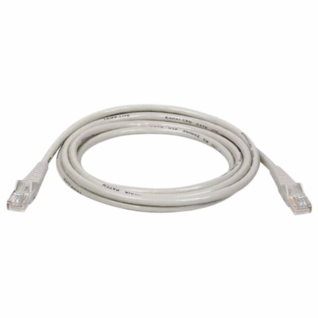 N001-010-GY-R CABLE MOD 8P8C PLUG TO PLUG 10'